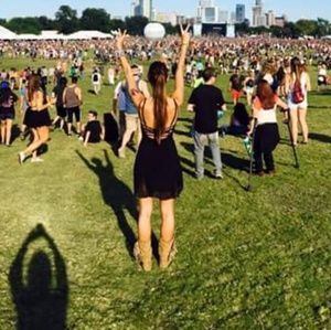 Free People Black Lace Dress